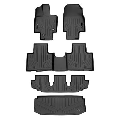 SMARTLINER - SMARTLINER A0500/B0500/C0500/E0515 3Row Floor Liners +Behind 3rd Row Cargo Liner
