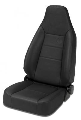 Bestop - Bestop 39434-01 Black Crush Front TrailmaxII Sport Vinyl Seat for Jeep CJ7/YJ/TJ