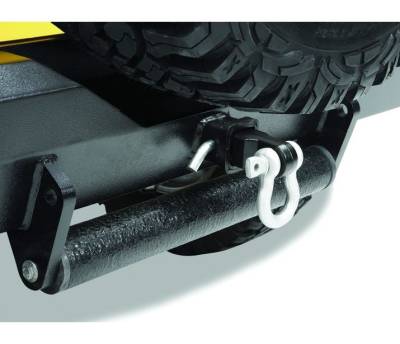 Bestop - Bestop HighRock 4x4 Recovery Hitch Insert w/D-Ring Shackle Black 42922-01