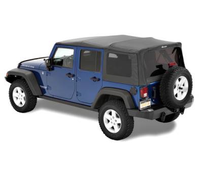 Bestop - Bestop Supertop NX Black Diamond Soft Top for 07-18 Wrangler JK 4DR 54723-35