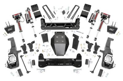 Rough Country Suspension Systems - Rough Country 5" Suspension Lift Kit 20-23 Silverado/Sierra 2500HD 11055