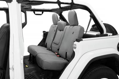 Bestop - Bestop Polyester Rear Seat Cover Charcoal for Wrangler JL 4DR 29291-09