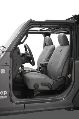 Bestop - Bestop Polyester Front Seat Cover Set Charcoal for Jeep JL 2DR 29293-09