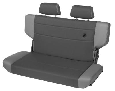 Bestop - Bestop Trailmax II Vinyl Rear Seat Charcoal/Gray for Wrangler TJ 39435-09