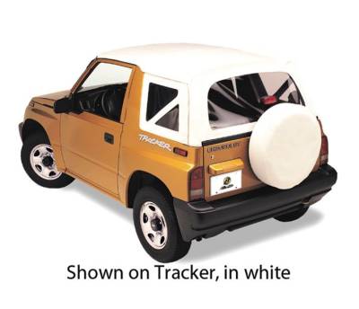 Bestop - Bestop Replace-A-Top for OEM Hardware-White Denim for Tracker/Sidekick 51364-52