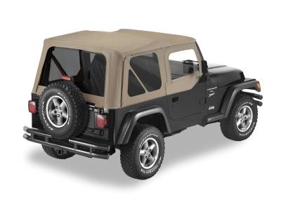 Bestop - Bestop Replace-A-Top for OEM Hardware Dark Tan for Wrangler TJ 51124-33