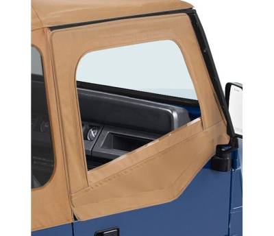 Bestop - Bestop Front Upper Soft Half Doors Spice for Wrangler YJ 51782-37