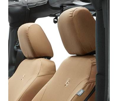 Bestop - Bestop Polyester Front Seat Cover Set Tan for Jeep JK 29280-04