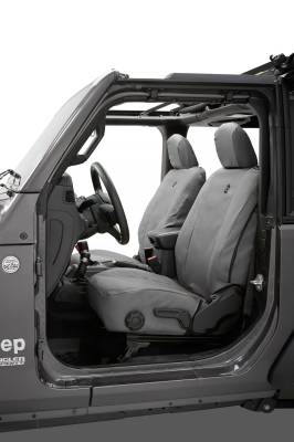 Bestop - Bestop Polyester Front Seat Cover Set Charcoal for Jeep JL 4DR 29290-09