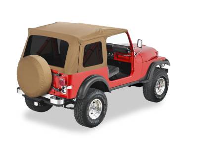 Bestop - Bestop Supertop Classic Spice Soft Top for Jeep CJ7/Wrangler YJ 54599-37