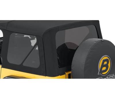 Bestop - Bestop Soft Top Replacement Window Set Black Twill for Wrangler TJ 58440-17