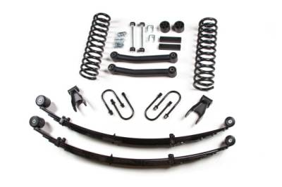 Zone Offroad - Zone Offroad 4.5" Suspension Lift Kit w/o Shocks for Cherokee XJ ZONJ24