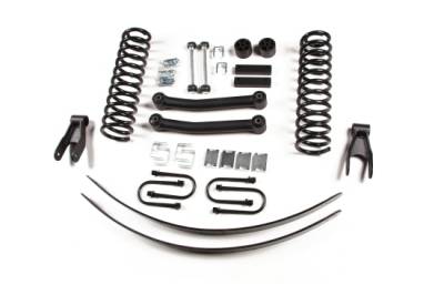 Zone Offroad - Zone Offroad 4.5" Suspension Lift Kit w/o Shocks for Cherokee XJ ZONJ9