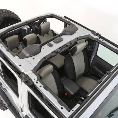 Smittybilt - Smittybilt 472122 Neoprene Seat Cover Front/Rear Charcoal for 18-25 Wrangler JL