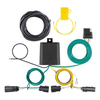 CURT - Custom Wiring Harness 4-Way Flat Output Select Chevrolet Trax