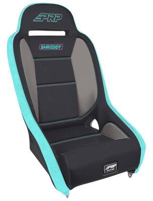 PRP - PRP Comp Elite Shreddy High Back Suspension Seat Black/Teal SHRDYA8301-01