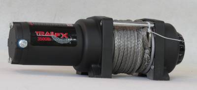 TrailFX - TrailFx WS35B Winch ATV/UTV 3500LB 3/16" x 50' Synthetic Rope