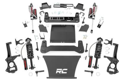 Rough Country Suspension Systems - Rough Country 4" Suspension Lift Kit 19-24 AT4/Trailboss 1500 Gas 27550