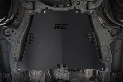 Rough Country Suspension Systems - Rough Country Catalytic Converter Shield Toyota Tundra 2WD/4WD 2022-2024