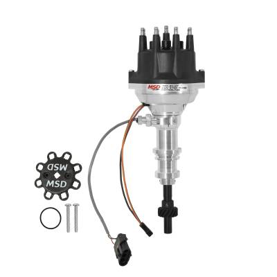 MSD - MSD Ignition 2362 Pro-Billet Cam Sync Distributor Steel Gear for Ford 351W