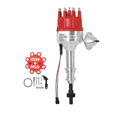 MSD - MSD Ignition 84781 Street Pro-Billet Distributor w/Steel Gear for Ford 351W