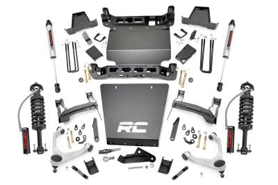 Rough Country Suspension Systems - Rough Country 7" Suspension Lift Kit 16-18 Silverado/Sierra 1500 4WD 11657