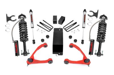 Rough Country Suspension Systems - Rough Country 3.5" Suspension Lift Kit 07-16 Silverado/Sierra 1500 4WD 19457RED