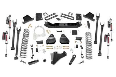 Rough Country Suspension Systems - Rough Country 52650 6" 4-Link Lift for 17-22 F250/F350 Super Duty Diesel 4WD