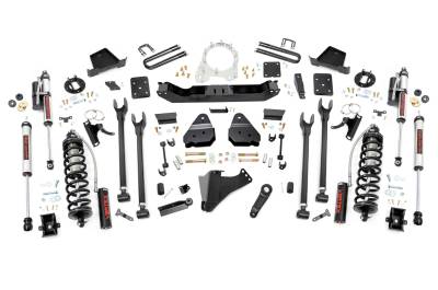 Rough Country Suspension Systems - Rough Country 50757 6" 4-Link Lift for 17-22 F250/F350 Super Duty Diesel 4WD