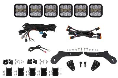 Diode Dynamics - Diode Dynamics DD7337 17-20 Ford Raptor SS5 Grille CrossLink Lightbar Pro White