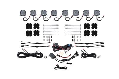 Diode Dynamics - Diode Dynamics DD7745C Stage RGBW 8Pc Rock Lights for 24+ Toyota Tacoma
