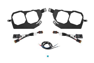 Diode Dynamics - Diode Dynamics DD7842P SS3 LED Headlight Mount Bracket for 14-23 Polaris RZR XP