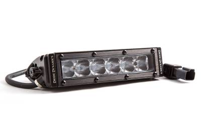 Diode Dynamics - Diode Dynamics DD5014S SS6 6" LED Light Bar Single Row Straight White Each
