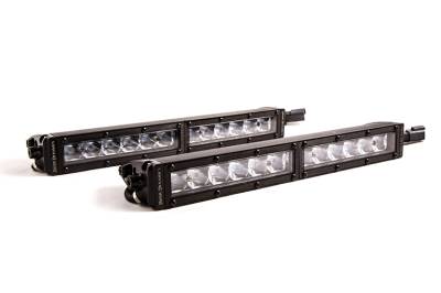 Diode Dynamics - Diode Dynamics DD5015P SS12 12" LED Light Bar Single Row Straight Clear PAIR