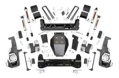 Rough Country Suspension Systems - Rough Country 110870 5" Suspension Lift Kit for 20-25 Silverado/Sierra HD 4WD