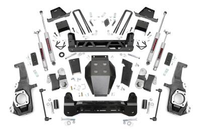 Rough Country Suspension Systems - Rough Country 111130 7" Suspension Lift Kit for 20-25 Silverado/Sierra HD 4WD