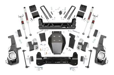 Rough Country Suspension Systems - Rough Country 110840 5" Suspension Lift Kit for 20-25 Silverado/Sierra HD 4WD