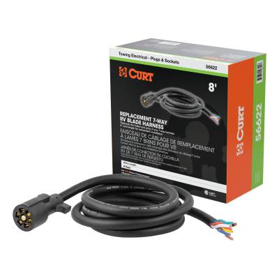 CURT - CURT Manufacturing 56622 7-Way RV Replacement Harness