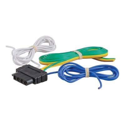 CURT - CURT Manufacturing 58530 5-Way Flat Bonded Wiring Connector