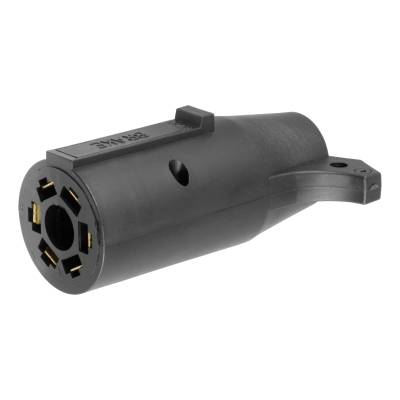 CURT - CURT Manufacturing 57660 7-Way Round RV To 6-Way Round Adapter