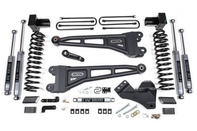 BDS Suspension - BDS Suspension BDS1557H 4" Radius Arm NX2 Lift Kit for 17-19 F250/350 Diesel