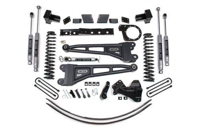BDS Suspension - BDS Suspension BDS1581FS 6" Radius Arm 3 Leaf FOX Lift for 17-19 Ford F250 F350