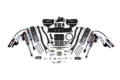BDS Suspension - BDS Suspension BDS1677FPE 4" 4-Link FOX Lift for 19-23 Ram 3500 w/Overload