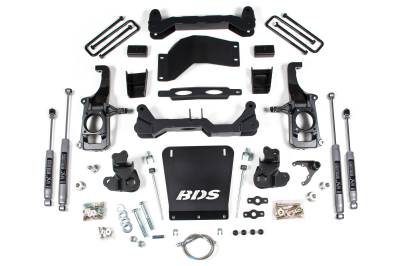 BDS Suspension - BDS Suspension BDS1819FS 4.5" Torsion Bar System for 11-15 GM HD