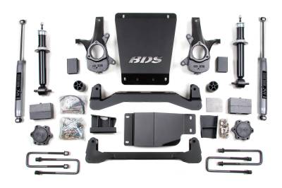 BDS Suspension - BDS Suspension BDS185FS 4" FOX Lift High w/4" Springs for 07-13 K1500