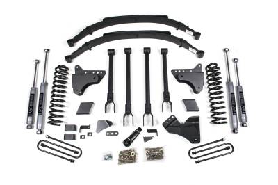 BDS Suspension - BDS Suspension BDS586FS 6" FOX 4-Link Kit w/2" for 11-16 F250 F350 Gas