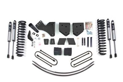 BDS Suspension - BDS Suspension BDS353FS 6" FOX 4.5" Block Add-a-Leaf for 05-07 F250 F350 Diesel