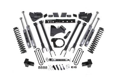 BDS Suspension - BDS Suspension BDS1528H 6" 4-Link NX2 Shock Conversion 17-19 F250 F350 Diesel