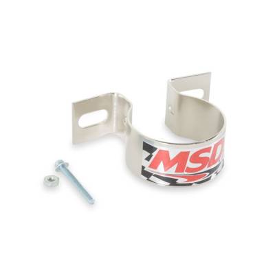 MSD - MSD Ignition 8213 Ignition Coil Bracket Canister Horizontal Mounting for GM coil