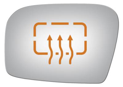 Burco - Burco 4228H Door Mirror Glass Left for Subaru